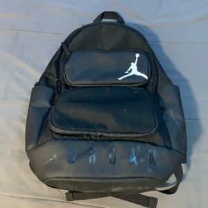 Jordan Black and Gray Backpack